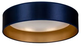 Plafonieră LED Duolla ROLLER LED/24W/230V d. 45 cm albastru/auriu