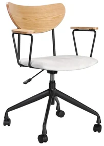 Scaun de birou Flat (bej + negru). 1098960