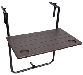 Masă de balcon supendată 60x60 cm Tabora – Garden Pleasure