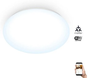 Plafonieră LED dimabilă SUPERSLIM LED/17W/230V 4000K Wi-Fi WiZ