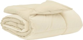 vidaXL Duvet complet pe tot parcursul anului Patos Crem 220 x 240 cm