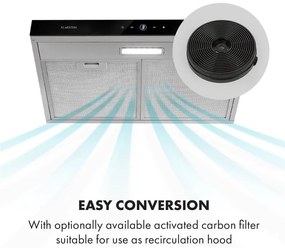 Contempo Neo, hota de bucătărie subcounter 60cm, 175m³ / h, LED, din oțel inoxidabil acrilic