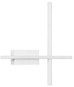 Aplica de perete LED design modern QUAM alb