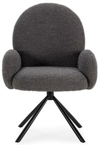 Fotoliu gri închis Dario – Marckeric