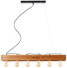 Lustră pe cablu Brilliant CALANDRA 6xE27/42W/230V pin