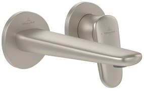 Baterie lavoar incastrata Villeroy&Boch Antao monocomanda nichel periat cu corp incastrat