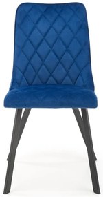 Scaun de bucaterie Nyx, albastru/negru