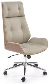 Scaun de birou Webster bej/nuc H122 cm