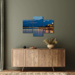Tablou cu Bratislava și palat (90x60 cm)