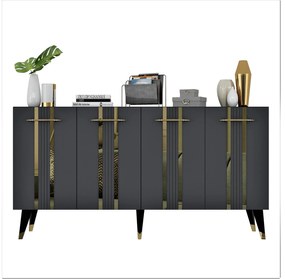 Dulap Pebine 1 (antracit + auriu) . 1093437