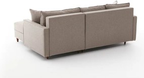 Colțar bej (colț pe partea dreaptă) Eva – Balcab Home