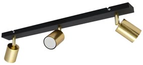 LED Spot TUNE 3xGU10/4,8W/230V auriu/negru