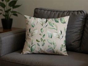Husa pentru perna din microfibra SNUVIA 45x45 cm, bej