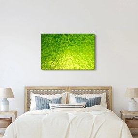 Tabloul cuburilor galbenverzui (90x60 cm)