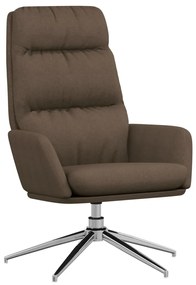 341139 vidaXL Scaun de relaxare, gri taupe, material textil