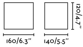 Aplica LED exterior iluminat ambiental IP55 GROT 2700K gri