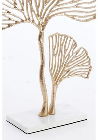 Statuetă din metal (înălțime 48 cm) Leaf – Light &amp; Living