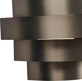 Lampă de perete modernă gunmetal cu LED inclus, cu 3 trepte de intensitate luminoasă - Lines