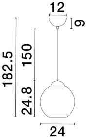 Pendul design decorativ modern MIDORI