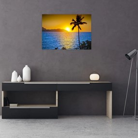 Tablou - Apus de soare deasupra mării (70x50 cm)