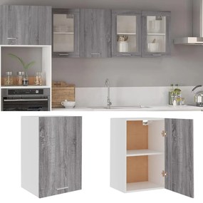 vidaXL Dulap suspendat “Lyon”, gri sonoma, 39,5x31x60 cm