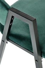 Scaun tapitat k473 – Verde