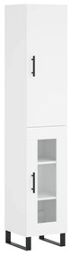 3199065 vidaXL Dulap înalt, alb, 34,5x34x180 cm, lemn prelucrat