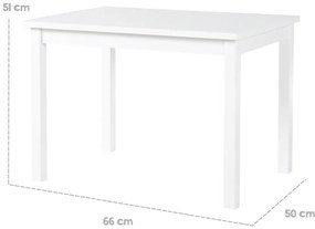 Masă pentru copii 50x66,5 cm – Roba