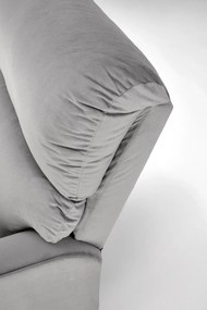 Fotoliu recliner Karim stofa gri H103 cm