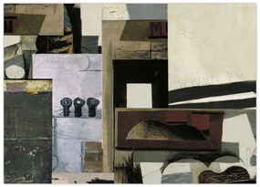 Tablou pe sticlă - Cubism (70x50 cm)