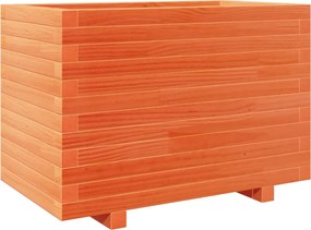vidaXL Jardinieră grădină, maro ceruit, 70x40x49,5 cm, lemn masiv pin