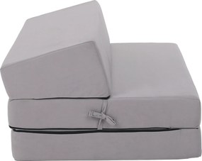 Saltea/scaun pliabil, 2 in 1, gri deschis, VEDIS