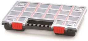 Organizator servieta 34,4 × 24,9 × 5 cm, separatoare, gri