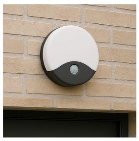 Aplica LED de exterior cu senzor de mișcare, 18W, 230V, IP44, antracit