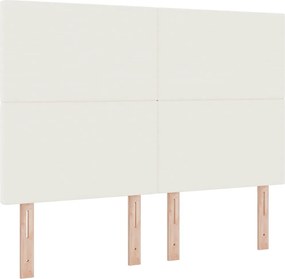 vidaXL Tăblie cap Crem 160 cm Țesătură din corduroy