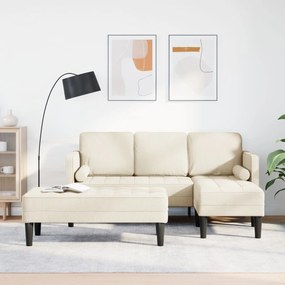 vidaXL Set Canapea 2 Piese cu Perne din In