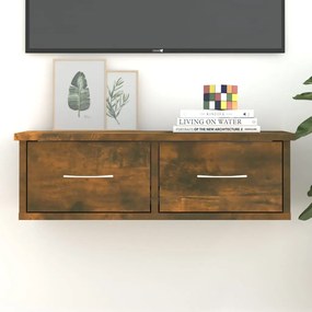 vidaXL Dulap de perete, stejar fumuriu, 60x26x18,5 cm lemn prelucrat