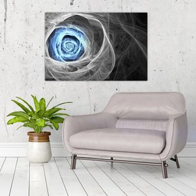 Tablou - Abstract Rose Blue (90x60 cm)