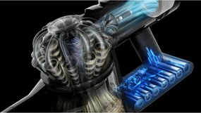 Aspirator vertical Dyson V8 Cyclone SV55 MAGn/Bk 226587-01, 150AW, 0,54 L, 3 moduri, fără pierderi de putere, golire igienică, filtrare complet etanșă, negru/magneziu