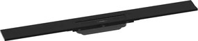 Capac pentru rigola de dus Hansgrohe RainDrain Flex ajustabil 80 cm negru mat
