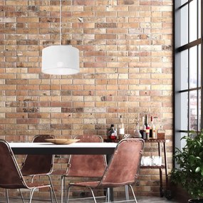 Lustră pe cablu SIRJA 1xE27/60W/230V alb