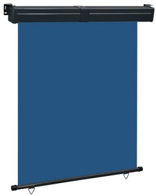 vidaXL Copertină laterală de balcon, albastru, 145x250 cm