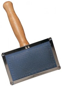 Tesala inox - maner lemn - Marime M - 13x11.5cm