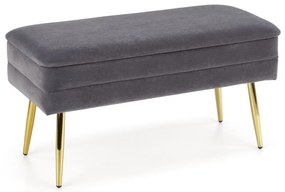 Scaun Velva 2, gri/auriu