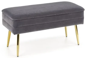 Scaun Velva 2, gri/auriu