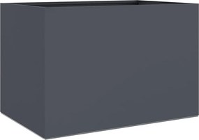 vidaXL Jardinieră, antracit, 62x40x39 cm, oțel