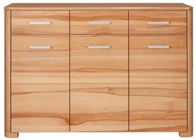 Bufet Cu 3 Usi Si 3 Sertare Atrio Fag Natur , 130 Cm