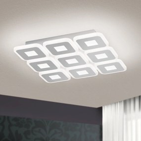 Plafoniera LED dimabila design modern Domino 41x41cm