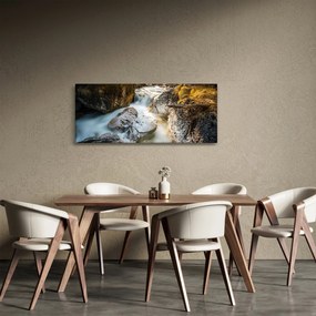 Tablou - Râul din pădure (120x50 cm)