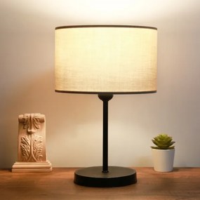 Lampă de masă AYD 1xE27/40W/230V bej/negru